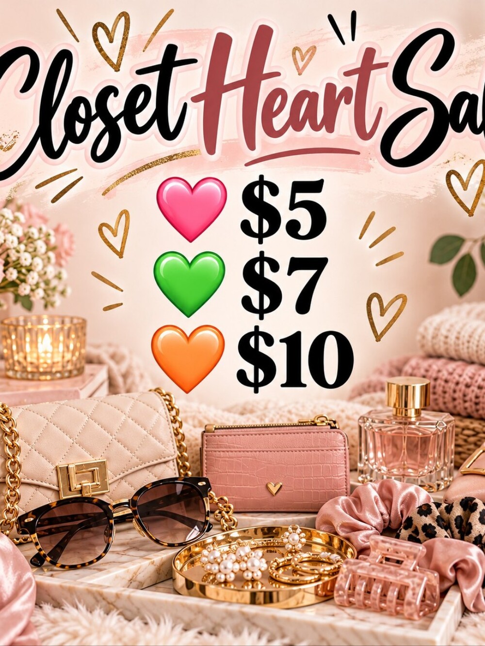 All Hearts On Sale In Closet!